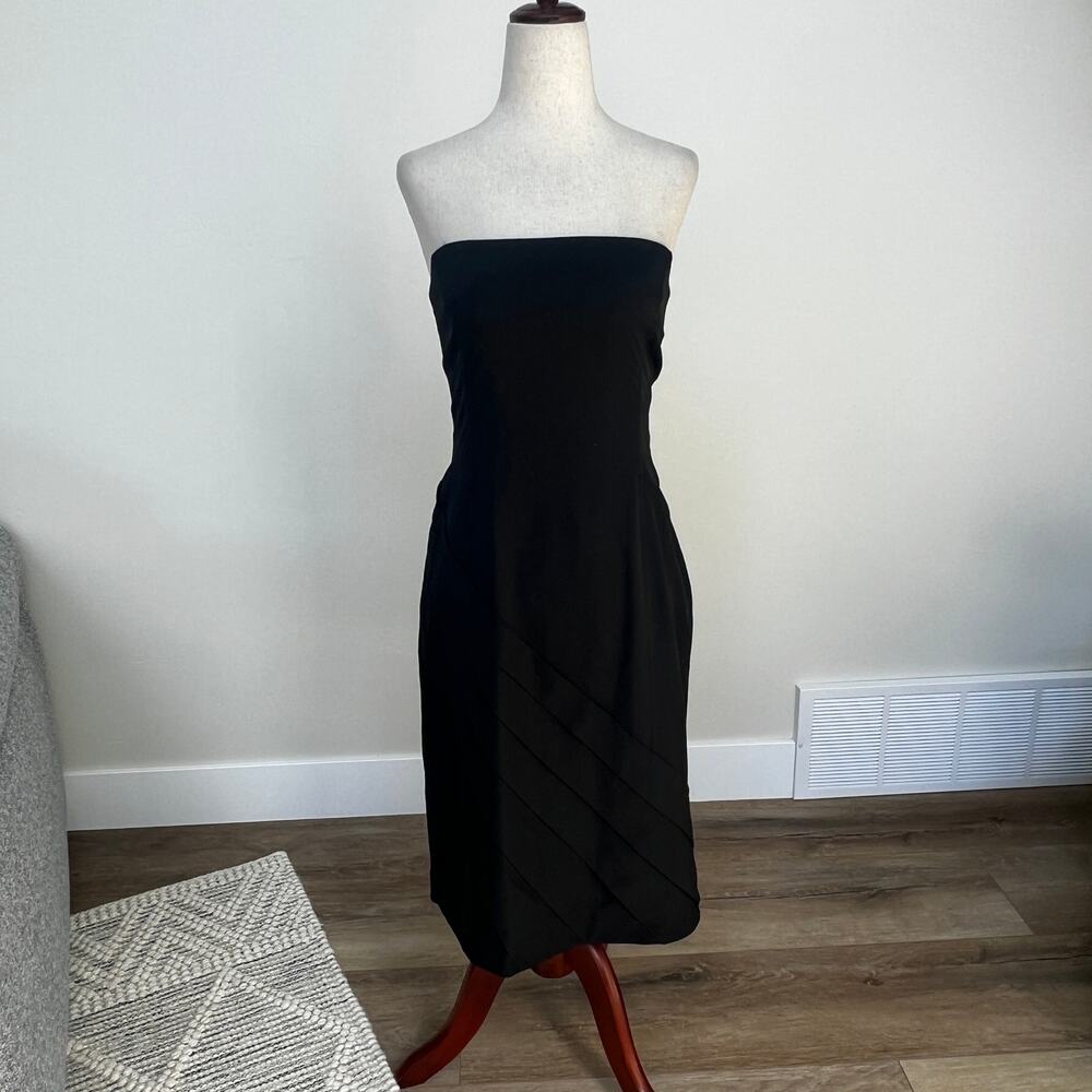 LES COPAINS Women's Strapless Midi Dress Size 42